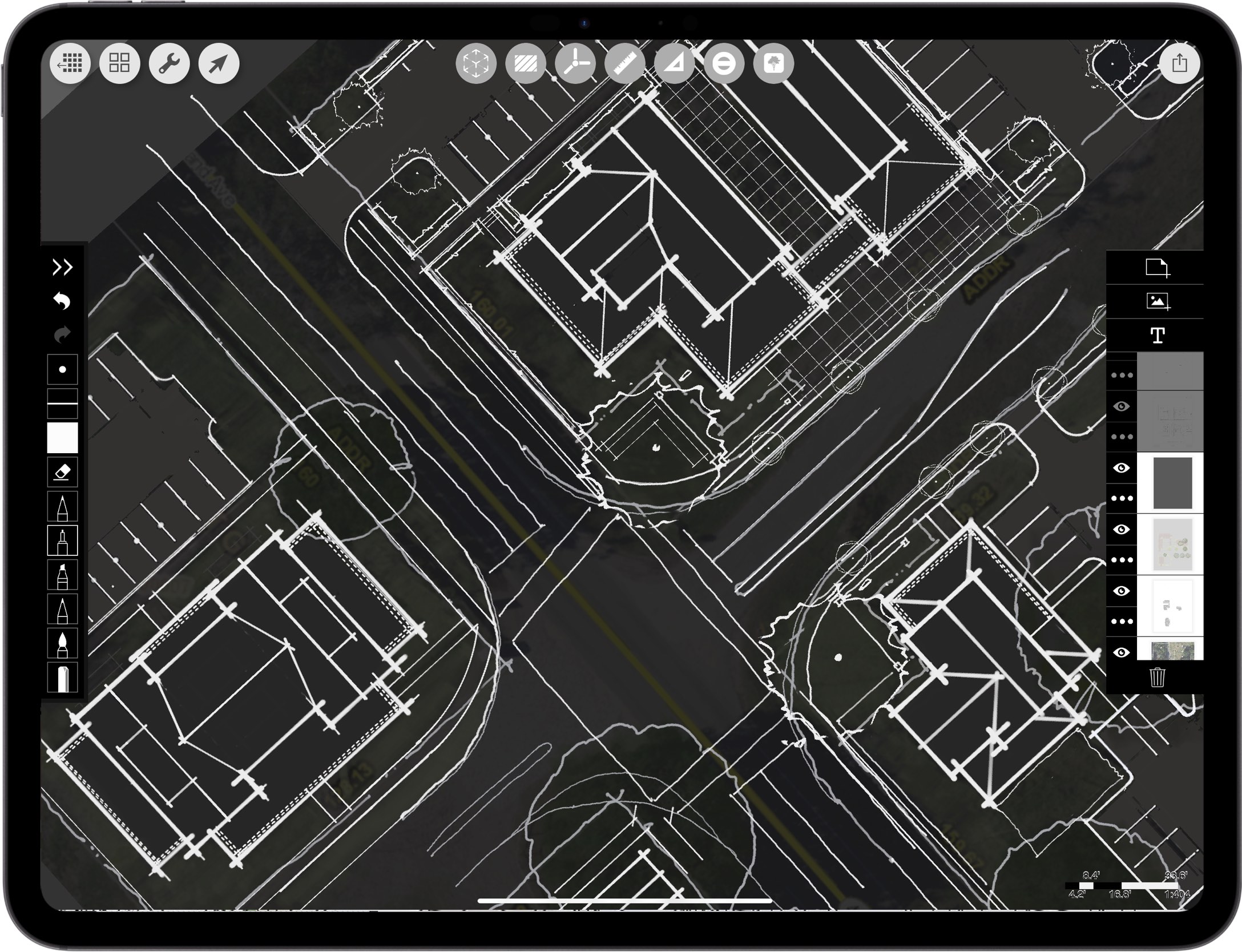 best app for Master Planners Urban Designers_ iPad drawing for Master Planning Urban Design_housing master plan drawing